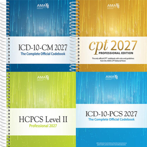 AMA 2027 Hospital Coding Book Bundle w/ HCPCS