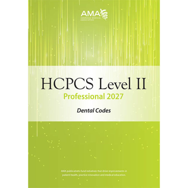 HCPCS Dental Booklet 2027