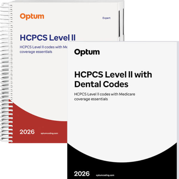 HCPCS Level II Expert 2026 w/ Dental Codes Booklet