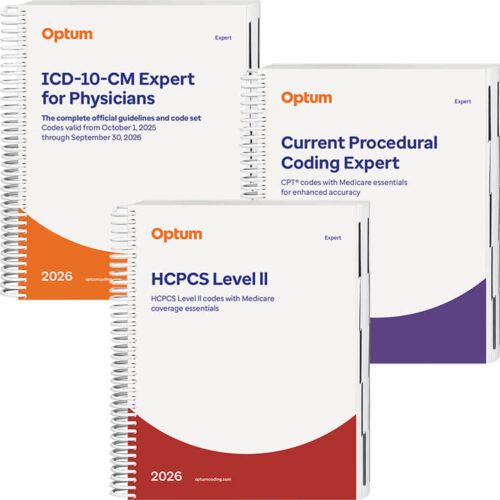 Optum 2026 Physician Coding Book Bundle w/ HCPCS