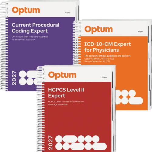 Optum 2027 Physician Coding Book Bundle w/ HCPCS